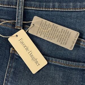 Favorite Daughter Valentina Super High Rise Ankle Cigarette Jeans in Madison 30